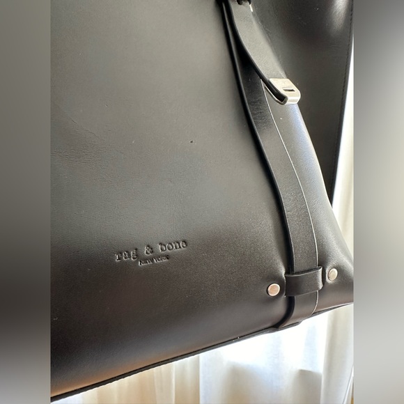 Rag & Bone Black Leather Bag - Picture 4 of 12